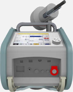 Hillaero CARDIOHELP FAA certified mountable bracket for Air Ambulance Airmed Helicopter or Fixed Wing Aircraft WITH UNITS FRONT